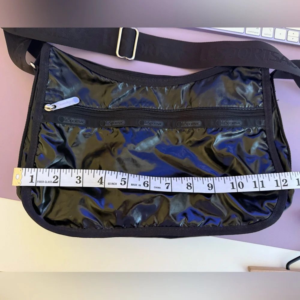LeSportsac Classic‎ Hobo bag in a black shiny finish